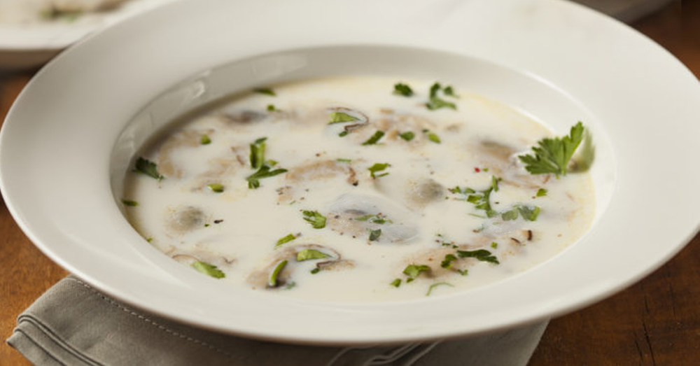 Image of an oyster stew recipe, the perfect Fall soup.