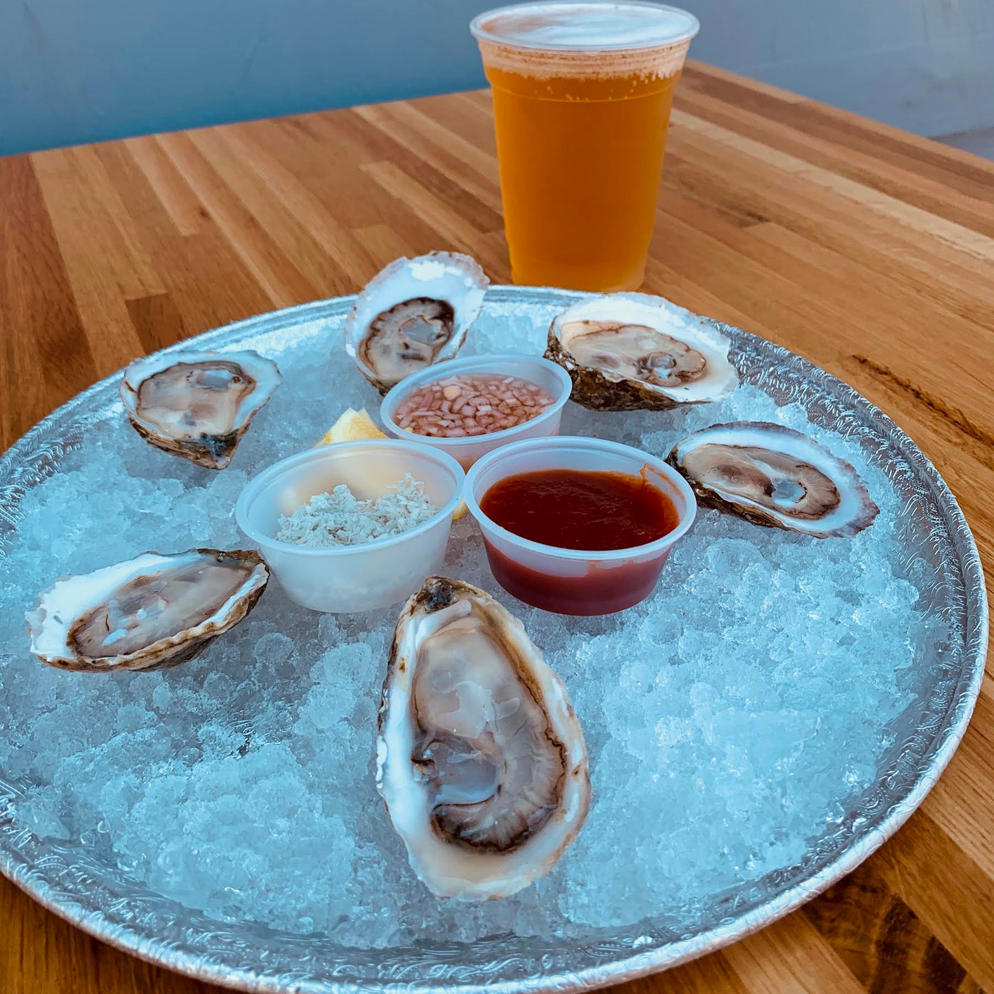 Having friends over for a cook out? Try adding our fresh oysters to the grill, and enjoy with an IPA or wheat beer for the perfect crowd pleaser.