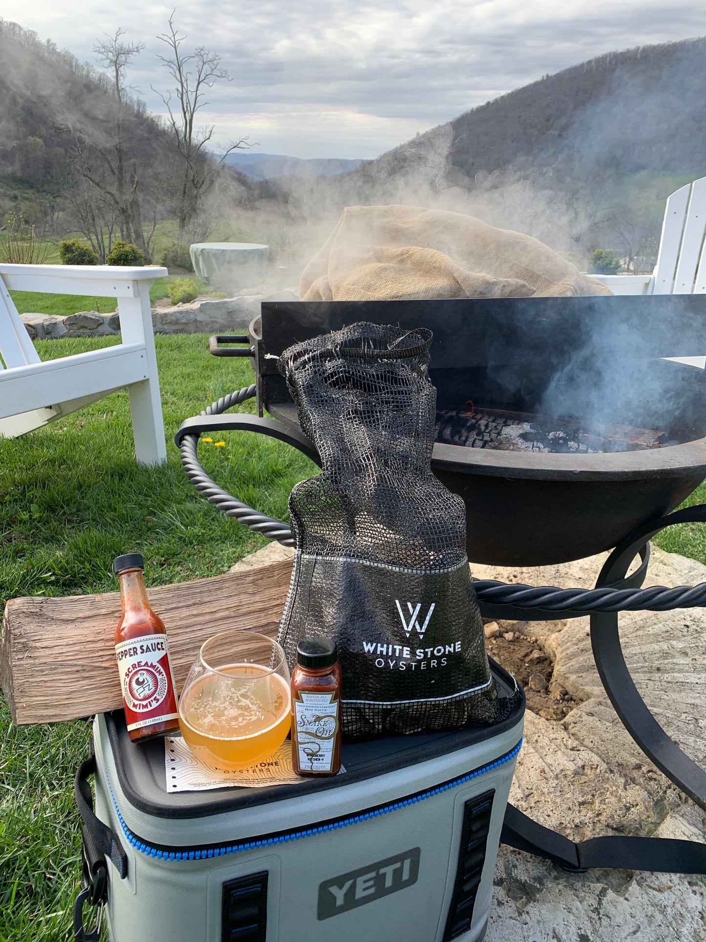 Enjoy the health benefits of white stone oysters this year on your own backyard grill