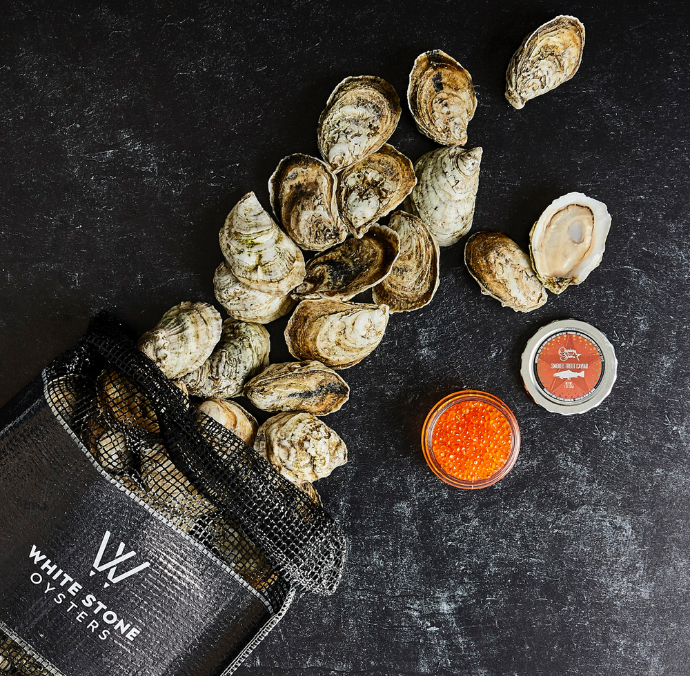 How to order fresh raw White Stone Oysters