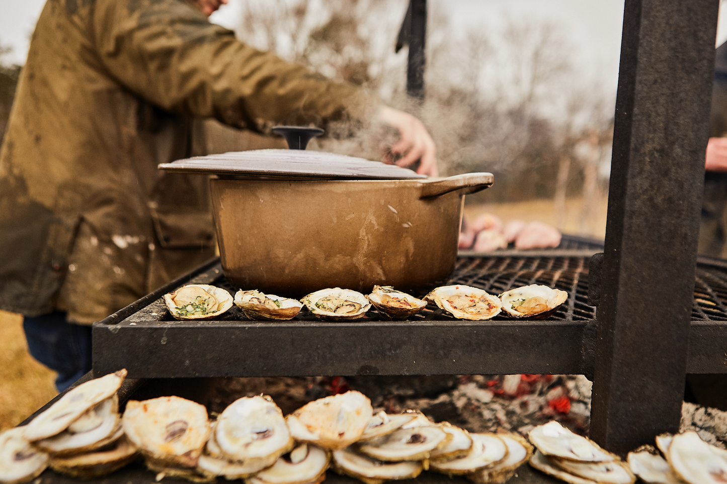While we don't recommend smoking, we strongly recommend smoked grilled oysters following this tried and true oyster recipe.