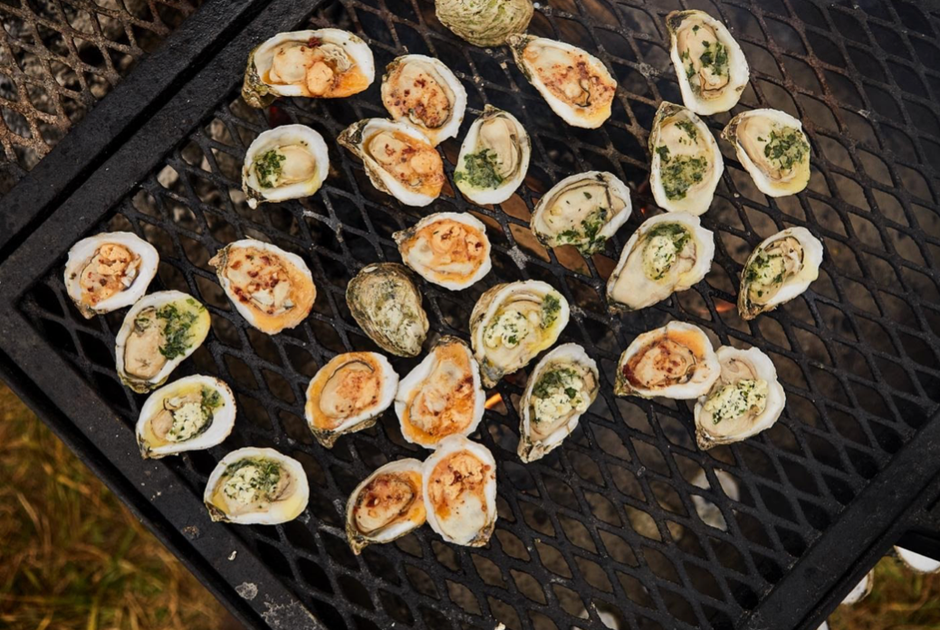Our White Stone Oysters are good year round and we know you'll fall in love with these oysters stuffed with cream cheese, cheddar, bacon and garlic.