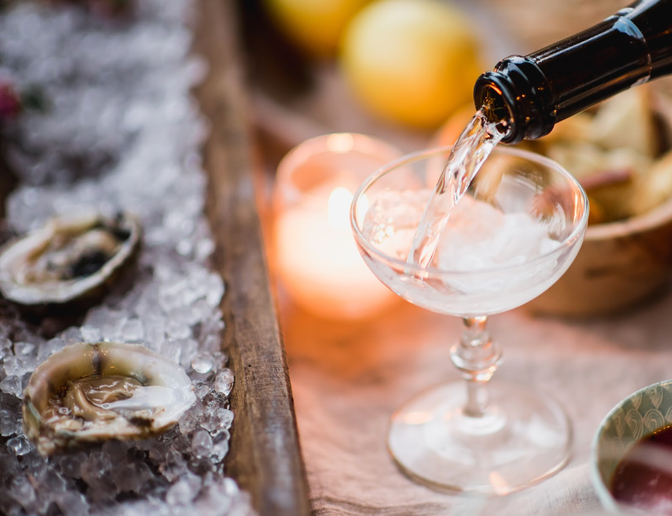 Here is some help Choosing a light refreshing wine to go with your fresh shucked or grilled oysters