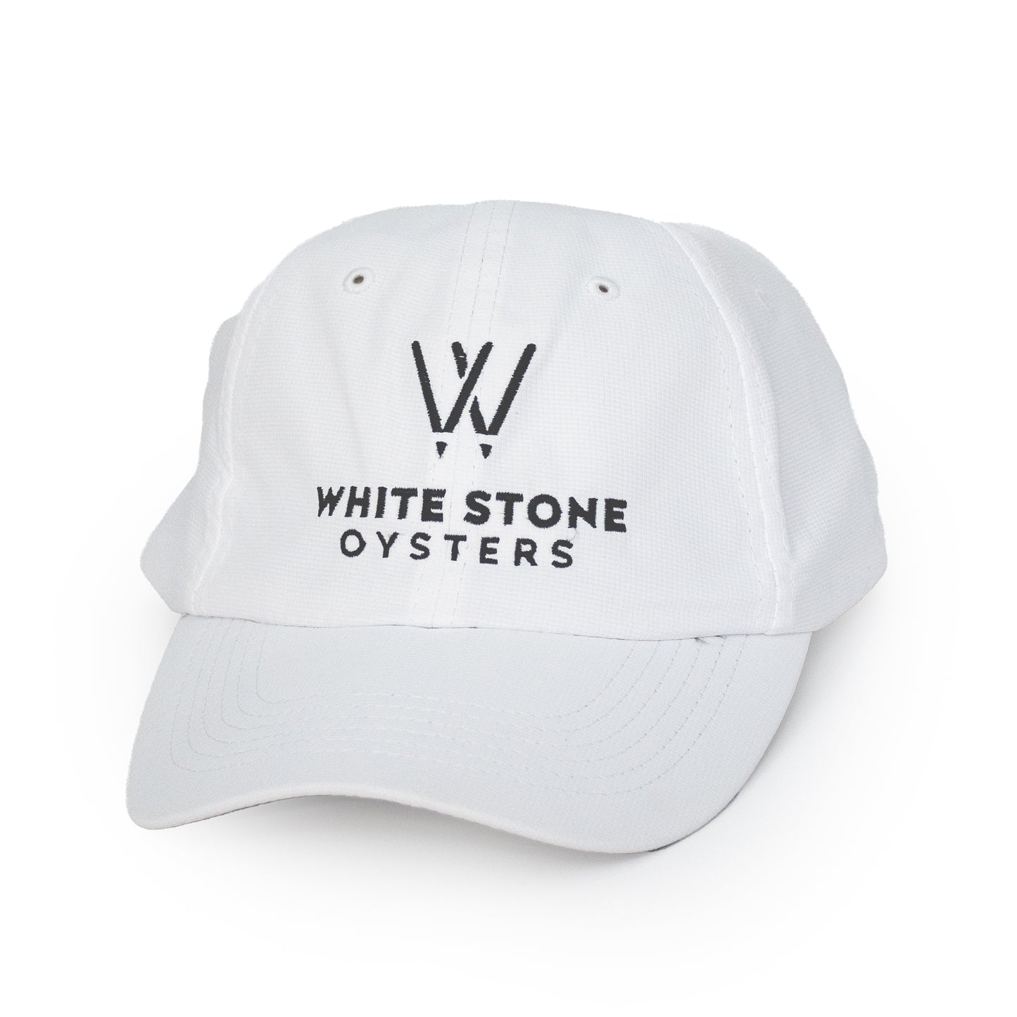 White Stone Classic Dad Cap - White